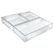 Azar Displays Deluxe Clear Acrylic Tray 3 Piece Set - Square Trays and Large Tray 556224 - alternate 3